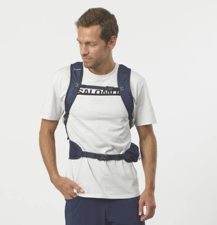 Plecak turystyczny profesjonalny marki salomon Dobry plecak turystyczny z zapięciami na piersi