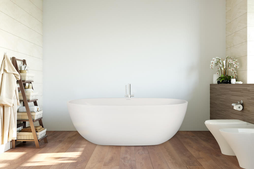 Klasyczna wanna w łazience Klasyczna wanna w łazience