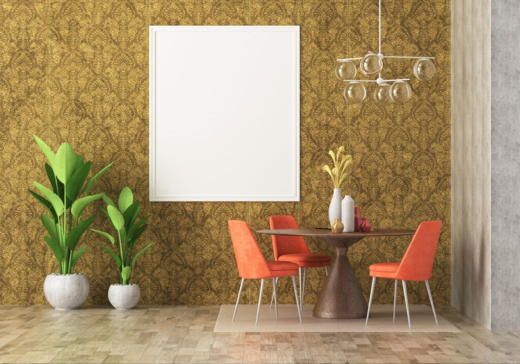 tapeta na ścianie
