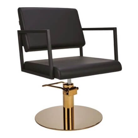 jak urządzić mały salon fryzjerski - minimalistyczny fotel