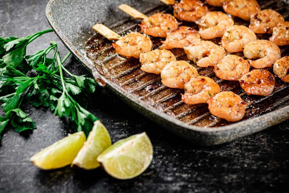 Co na grilla do krewetek z limonką