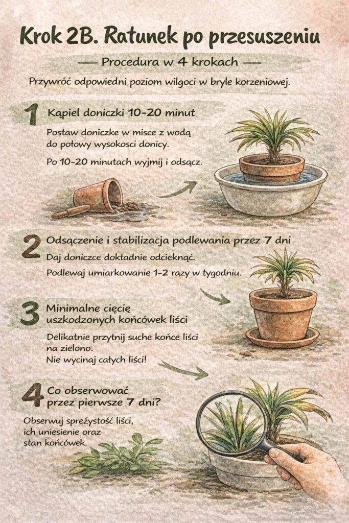 4 kroki na uratowanie palmy po przesuszeniu ratowanie palmy po przesuszeniu