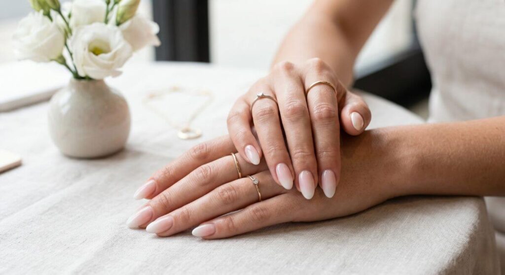 Subtelny i klasyczny baby boomer jako uniwersalne paznokcie na lato ombre