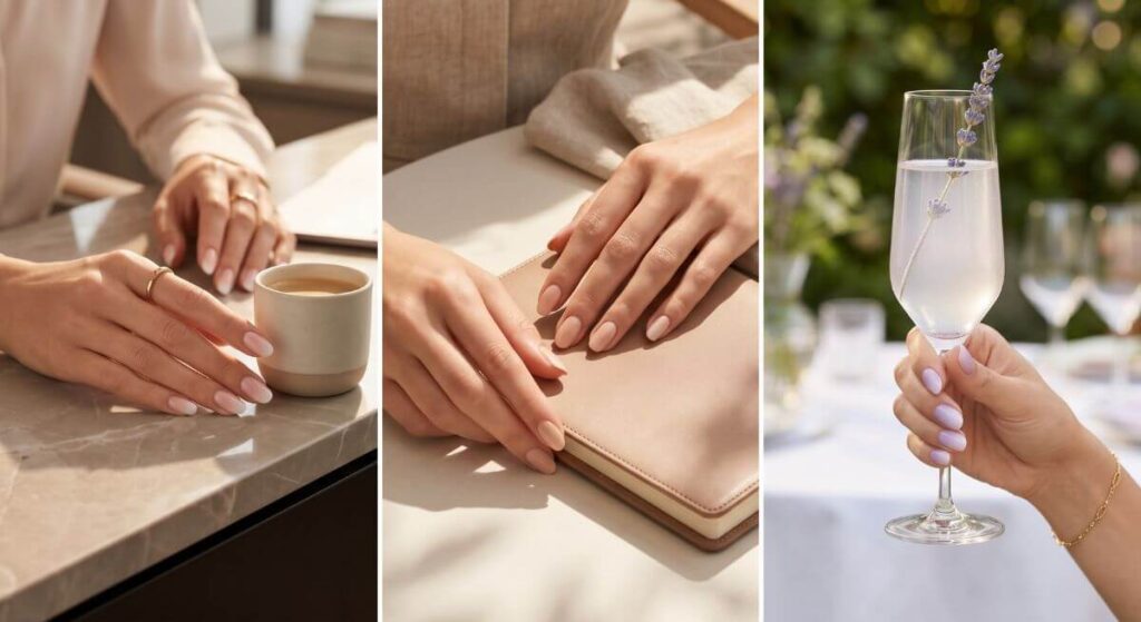 Szykowny i klasyczny design dłoni na specjalne okazje i do pracy