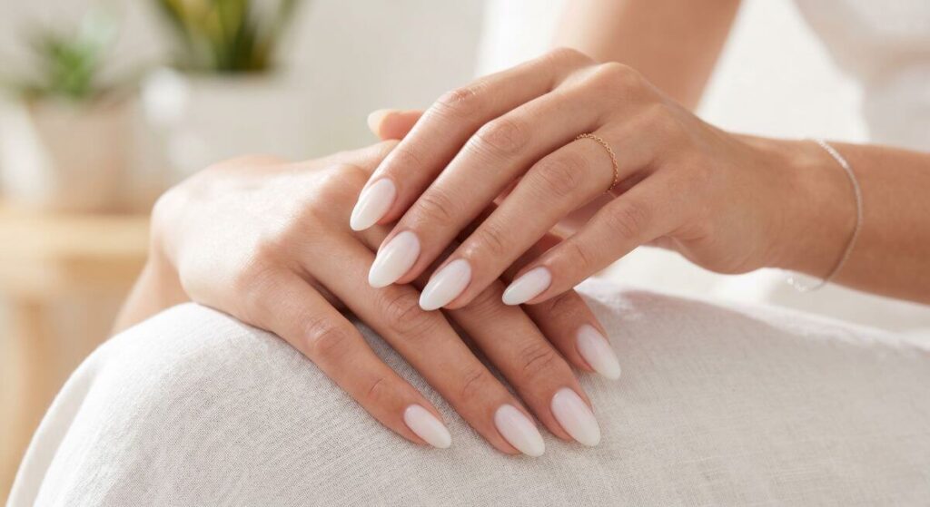 Stylizacja clean girl aesthetic o wysokim połysku