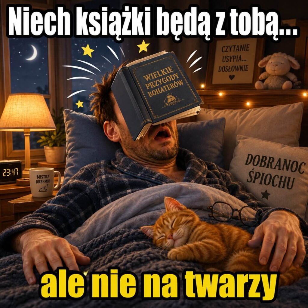 Bardzo śmieszne obrazki na dobranoc - czytanie przed snem