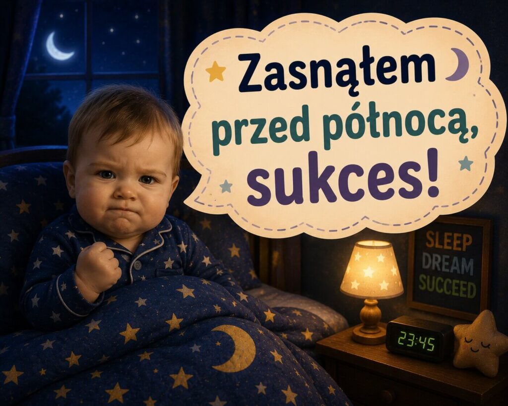 „Success Kid” - zaśnięcie przed północą 